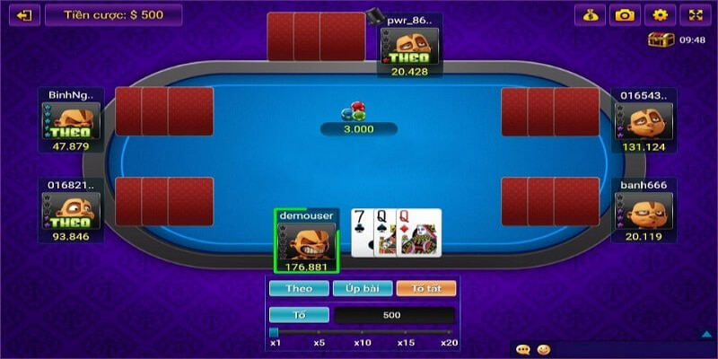 Kết hợp đặc biệt có ở trong game bài